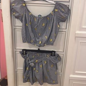Banana two piece set